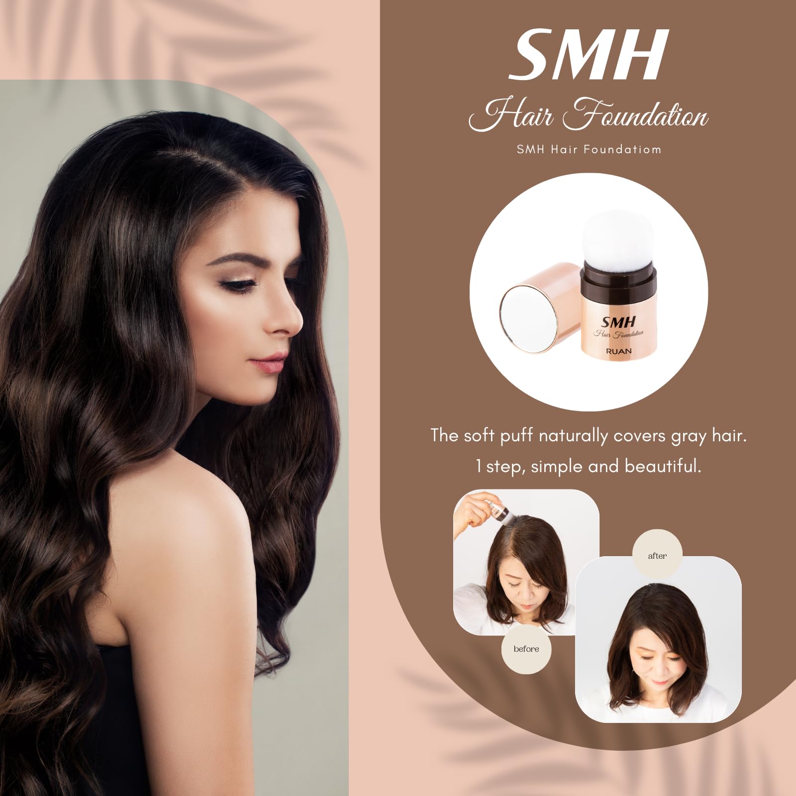 Amazon.com: Super Million Hair SMH Hair Powder/Foundation – MADE